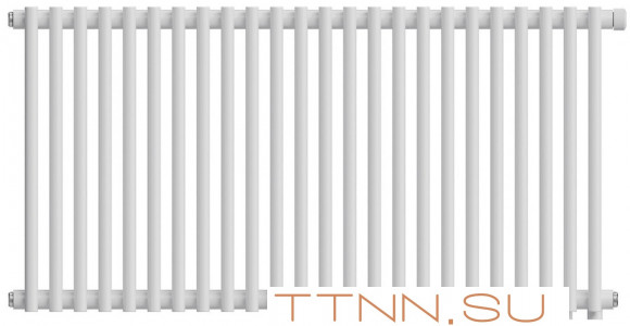 Стальной трубчатый радиатор 2-колончатый Royal Thermo Shift R22 VC2050 - 24 секц. RAL9016, нижнее 1/2