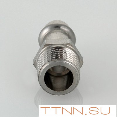 Соединитель из нержавеющей стали с наружной резьбой Valtec 22х1/2"