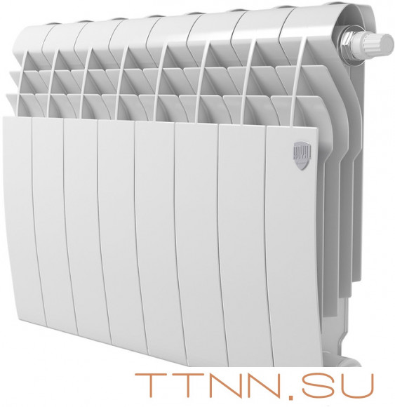 Биметаллический радиатор Royal Thermo BiLiner 350 Bianco Traffico VR80 - 8 секц.