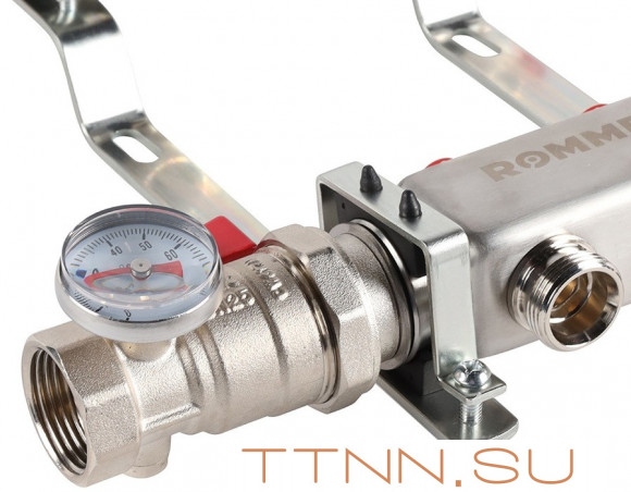 Для отопления Rommer 1"/3/4"x2 с запорными клапанами (RMS-3210-000002) Для отопления Rommer 1"/3/4"x2 с запорными клапанами (RMS-3210-000002)