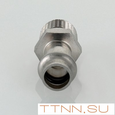 Соединитель из нержавеющей стали с наружной резьбой Valtec 22х3/4"