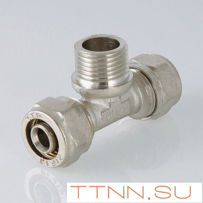 Фитинг обжимной тройник VALTEC VTm.333.N.160416 16x1/2"x16