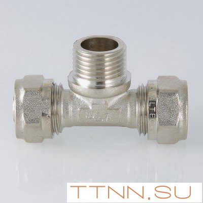 Фитинг обжимной тройник VALTEC VTm.333.N.160416 16x1/2"x16