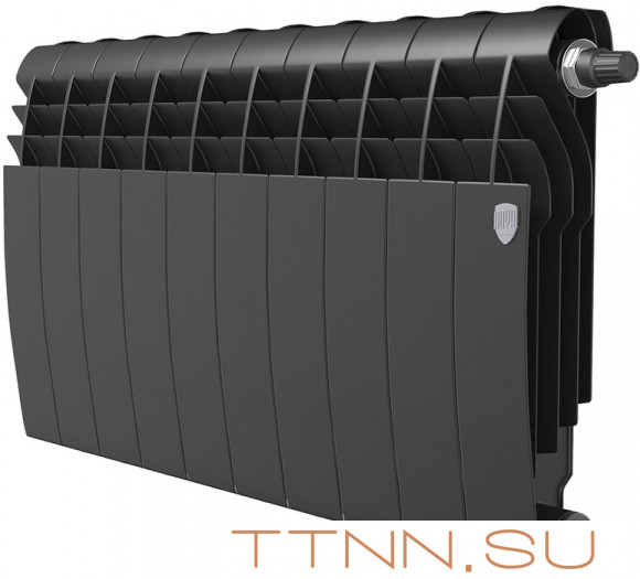 Биметаллический радиатор Royal Thermo BiLiner 350 Noir Sable VR80 - 10 секц.
