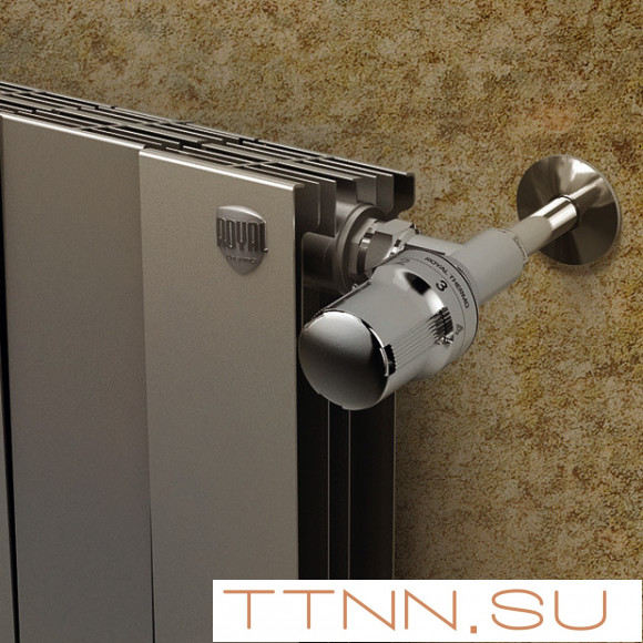 Биметаллический радиатор Royal Thermo Piano Forte 500 Silver Satin 4 секц.