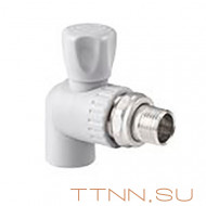 Кран РосТурПласт шаровой для радиатора угловой 25х3/4" арт.27860 Кран РосТурПласт шаровой для радиатора угловой 25х3/4" арт.27860