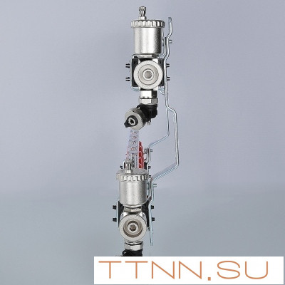 Для отопления VALTEC 1"х10 вых. Евроконус 3/4" с расходомерами в сборе