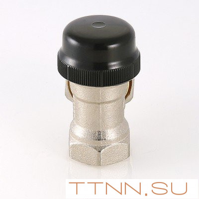 Клапан термостатический для радиатора угловой с преднастройкой Valtec KV 0,1-0,6 1/2" VT.037.N.04