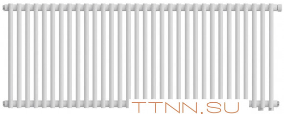 Стальной трубчатый радиатор 2-колончатый Royal Thermo Shift R22 VC2050 - 32 секц. RAL9016, нижнее 1/2