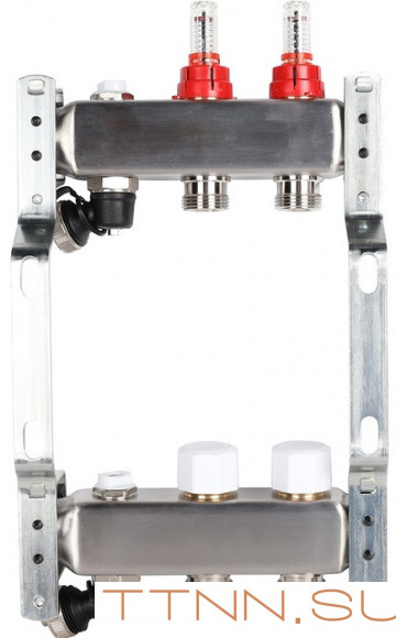 Для отопления Rommer 1"/3/4"x2 с расходомерами (RMS-1201-000002) Для отопления Rommer 1"/3/4"x2 с расходомерами (RMS-1201-000002)