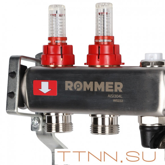Для отопления Rommer 1"/3/4"x2 с расходомерами (RMS-1201-000002) Для отопления Rommer 1"/3/4"x2 с расходомерами (RMS-1201-000002)