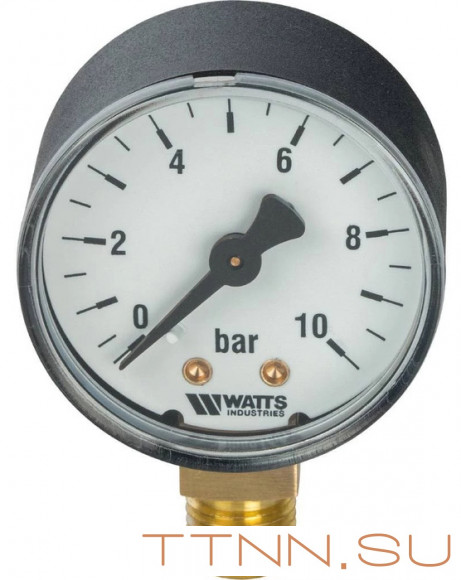 Манометр радиальный Watts F+R200 (MDR) 100/ 10x1/2"
