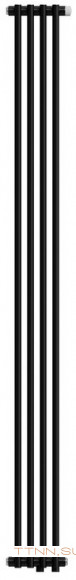 Стальной трубчатый радиатор 2-колончатый Royal Thermo Shift R22 VC2180 - 04 секц. RAL9005m, нижнее 1/2