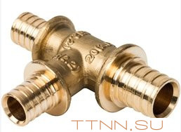 Тройник аксиальный STOUT 20х16х16 SFA-0014-201616 Тройник аксиальный STOUT 20х16х16 SFA-0014-201616