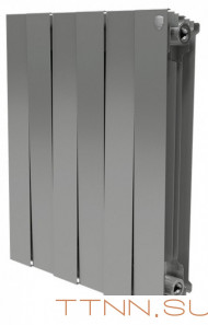 Биметаллический радиатор Royal Thermo Piano Forte 500 Silver Satin 8 секц. Биметаллический радиатор Royal Thermo Piano Forte 500 Silver Satin 8 секц.