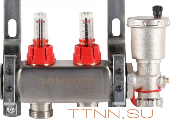 Для отопления Rommer 1"/3/4"x2 с расходомерами (RMS-1210-000002) Для отопления Rommer 1"/3/4"x2 с расходомерами (RMS-1210-000002)