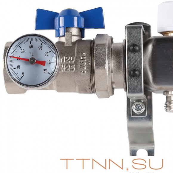 Для отопления Rommer 1"/3/4"x2 с расходомерами (RMS-1210-000002) Для отопления Rommer 1"/3/4"x2 с расходомерами (RMS-1210-000002)