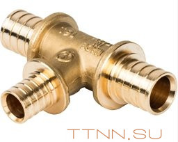 Тройник аксиальный STOUT 20х16х20 SFA-0014-201620 Тройник аксиальный STOUT 20х16х20 SFA-0014-201620