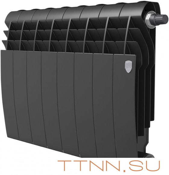 Биметаллический радиатор Royal Thermo BiLiner 350 Noir Sable VR80 - 8 секц.