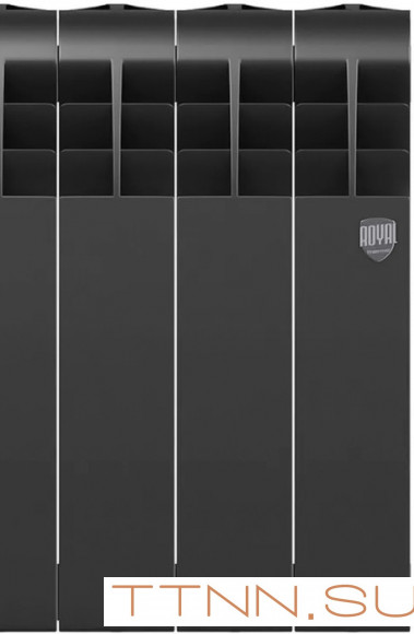 Биметаллический радиатор Royal Thermo BiLiner 350 Noir Sable VR80 - 8 секц.
