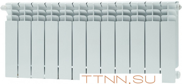Биметаллический радиатор STOUT Titan 350 н/п 11 секции (SRB-3320-035011)