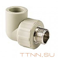 Угольник РосТурПласт PN25 комбинированный, наруж. резьба 20х3/4" арт.11050 Угольник РосТурПласт PN25 комбинированный, наруж. резьба 20х3/4" арт.11050