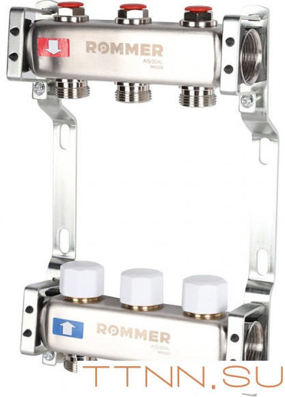 Для отопления Rommer 1"/3/4"x3 с запорными клапанами (RMS-3200-000003) Для отопления Rommer 1"/3/4"x3 с запорными клапанами (RMS-3200-000003)