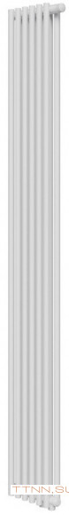 Стальной трубчатый радиатор 2-колончатый Royal Thermo Shift R22 VC2180 - 06 секц. RAL9016, нижнее 1/2