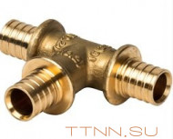 Тройник аксиальный STOUT 20х20х20 SFA-0013-202020