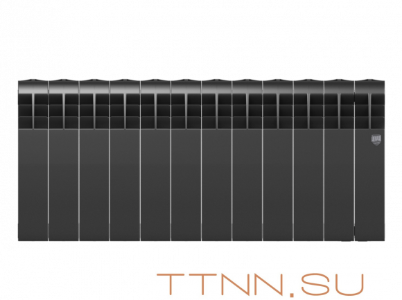 Биметаллический радиатор Royal Thermo Biliner 350 Noire Sable 12 секц.