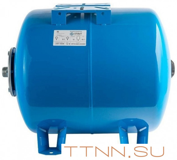Гидроаккумулятор STOUT 50л/10бар горизонтальный (STW-0003-000050)