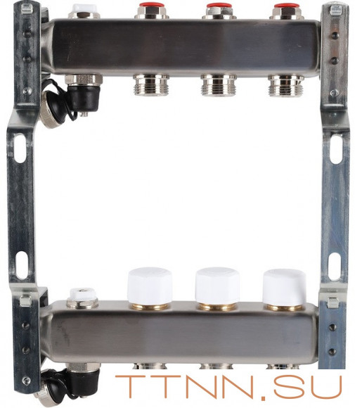 Для отопления Rommer 1"/3/4"x3 с запорными клапанами (RMS-3201-000003) Для отопления Rommer 1"/3/4"x3 с запорными клапанами (RMS-3201-000003)