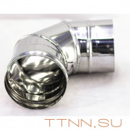 Колено дымохода 90° нержавеющая сталь D- 137