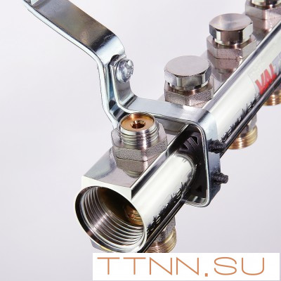 Для отопления VALTEC 1"х3 вых. Евроконус 3/4"