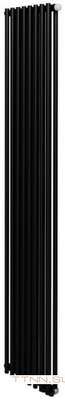 Стальной трубчатый радиатор 2-колончатый Royal Thermo Shift R22 VC2180 - 08 секц. RAL9005m, нижнее 1/2
