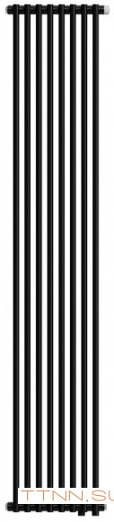 Стальной трубчатый радиатор 2-колончатый Royal Thermo Shift R22 VC2180 - 08 секц. RAL9005m, нижнее 1/2