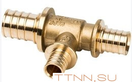 Тройник аксиальный STOUT 25х16х20 SFA-0014-251620