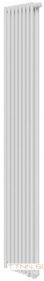 Стальной трубчатый радиатор 2-колончатый Royal Thermo Shift R22 VC2180 - 08 секц. RAL9016, нижнее 1/2