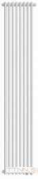 Стальной трубчатый радиатор 2-колончатый Royal Thermo Shift R22 VC2180 - 08 секц. RAL9016, нижнее 1/2
