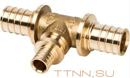 Тройник аксиальный STOUT 25х16х25 SFA-0014-251625