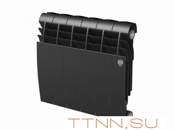 Биметаллический радиатор Royal Thermo Biliner 350 Noire Sable 6 секц.