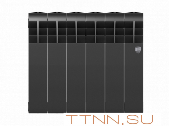Биметаллический радиатор Royal Thermo Biliner 350 Noire Sable 6 секц.