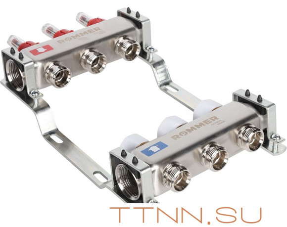 Для отопления Rommer 1"/3/4"x3 с расходомерами (RMS-1200-000003) Для отопления Rommer 1"/3/4"x3 с расходомерами (RMS-1200-000003)