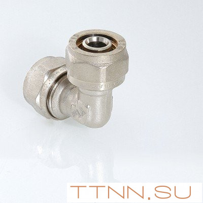 Фитинг обжимной угольник 90° VALTEC VTm.351.N.002626 26x26 Фитинг обжимной угольник 90° VALTEC VTm.351.N.002626 26x26