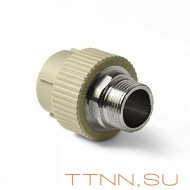 Муфта комбинированная с наружной резьбой Pro Aqua под ключ 32-1