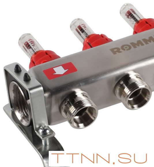 Для отопления Rommer 1"/3/4"x3 с расходомерами (RMS-1201-000003) Для отопления Rommer 1"/3/4"x3 с расходомерами (RMS-1201-000003)