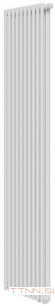 Стальной трубчатый радиатор 2-колончатый Royal Thermo Shift R22 VC2180 - 10 секц. RAL9016, нижнее 1/2