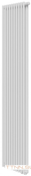 Стальной трубчатый радиатор 2-колончатый Royal Thermo Shift R22 VC2180 - 10 секц. RAL9016, нижнее 1/2