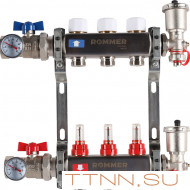 Для отопления Rommer 1"/3/4"x3 с расходомерами (RMS-1210-000003) Для отопления Rommer 1"/3/4"x3 с расходомерами (RMS-1210-000003)