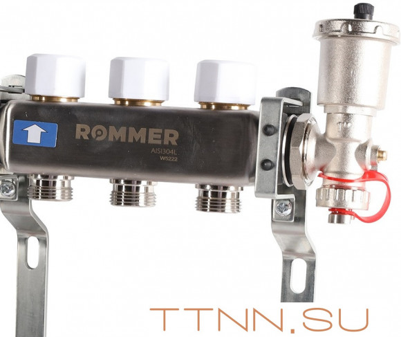 Для отопления Rommer 1"/3/4"x3 с расходомерами (RMS-1210-000003) Для отопления Rommer 1"/3/4"x3 с расходомерами (RMS-1210-000003)